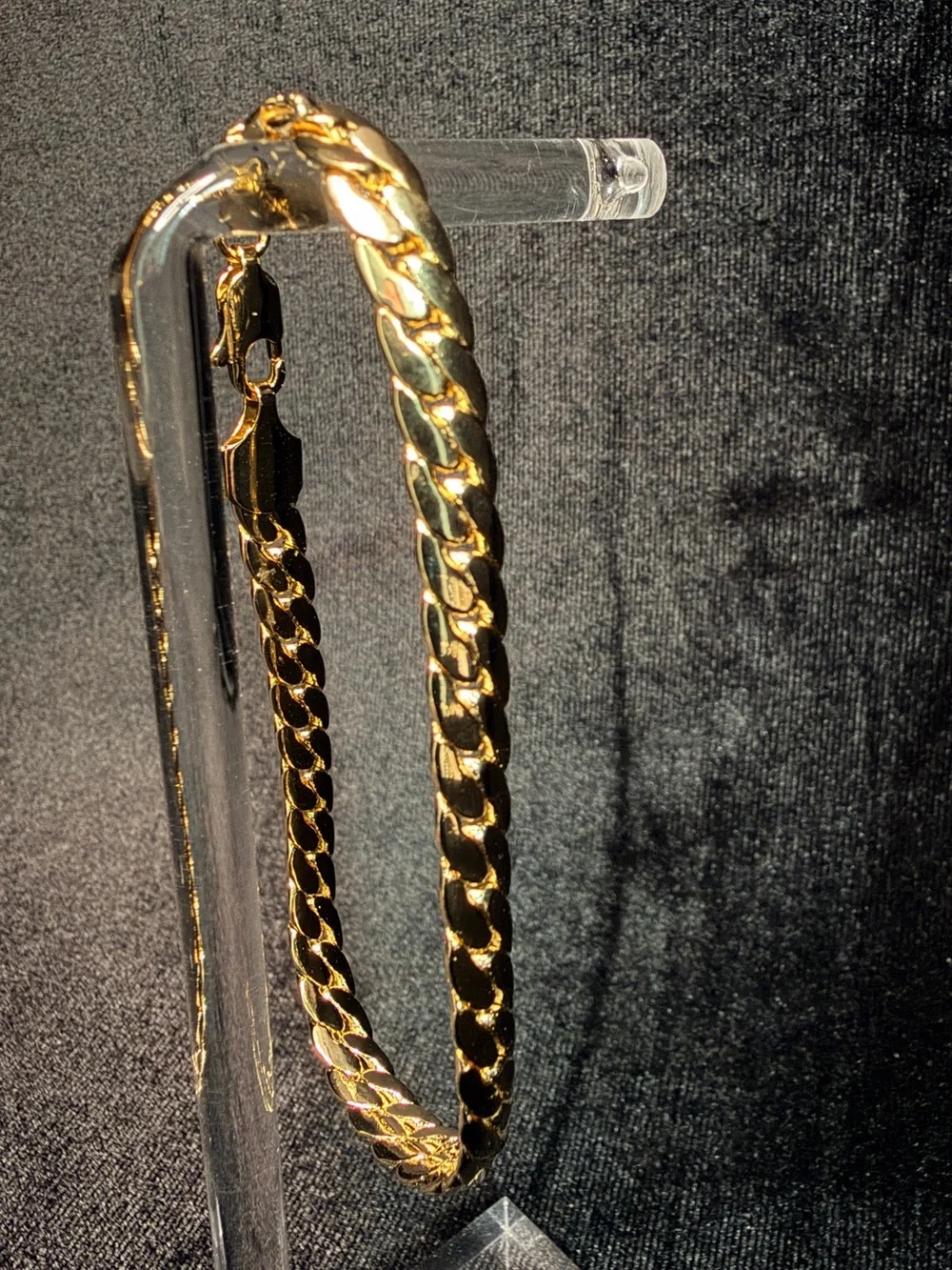 Miami Cuban 8in 6MM 14k Stamped Gold filled necklace w/lobster clasp brand new